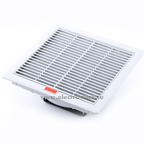 Б4263. Вентилятор PTF2500 с фильтром и решеткой 260х260мм питание 230В АС произв. 115м3/ч IP54 (Plastim)