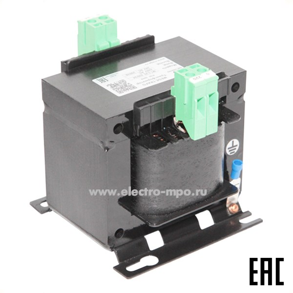Б43. Трансформатор понижающ, однофаз MT 0,25 380/24, мощ 250ВА, вход напряж 380В, выход напряж 24В