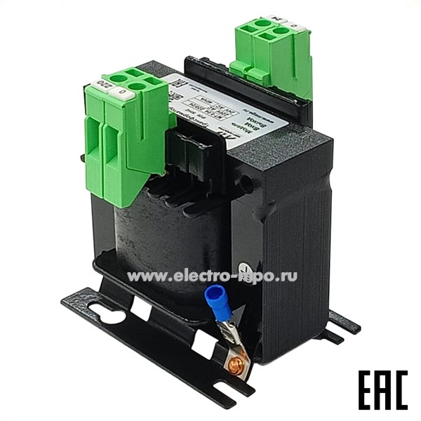Б43. Трансформатор понижающий, однофазный MT 0,06 220/24, мощ 60ВА, вход напряж 220В, выход напряж 24В