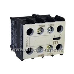 А8471. Контакт дополнительный EFCO-11 3А 1з+1р фронтальный 4641521 (ETI)