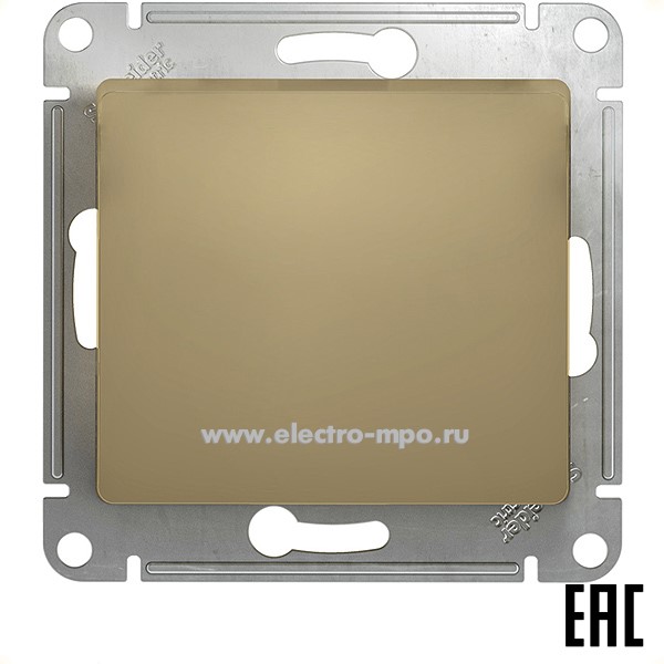 Ю1071. Механизм Glossa GSL000471 переключателя 1кл. перекрестный с/п титан (Systeme Electric)