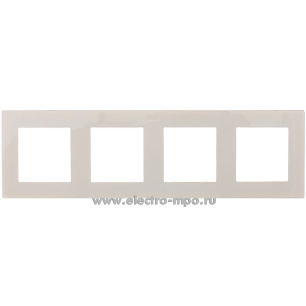 Ю7197. Рамка-4 Simon24 2400640-031 слоновая кость (Simon)