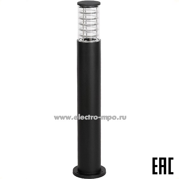 С8672. Светильник 06302 DH0805 220В Е27 столб 800мм алюминий черный IP54 (Feron)