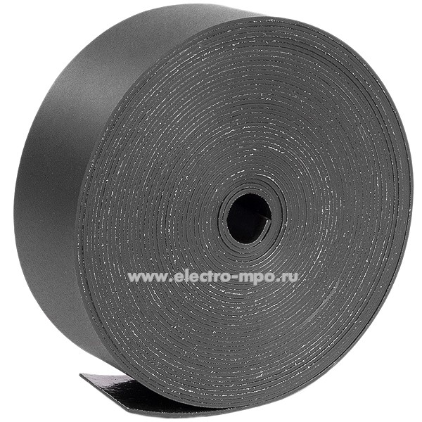 Т35. Лента 84907 термоусаживаемая ТЛК-25-0.8-5 черн (5м) (КВТ Калуга)