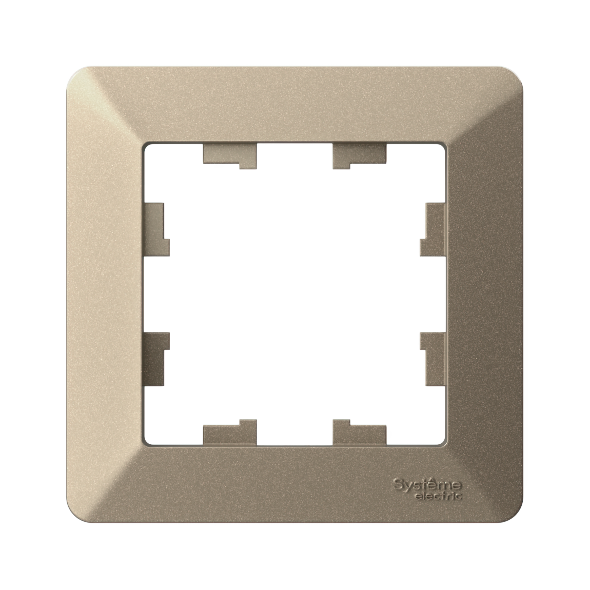 Ю32. Рамка-1 AtlasDesign Air ATN225501 шампань/дымчатый белый (Systemе Electric)