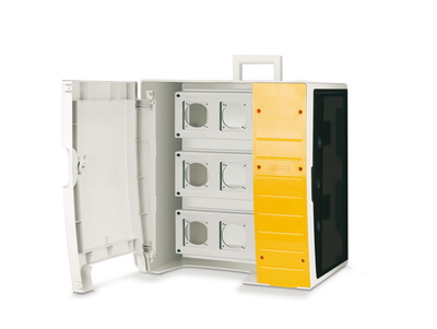 Е48. MBOX3 DIS6570038 Корпус на 39 модулей и 9 постов с основанием 70х87 мм. (ДКС)