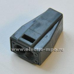 34631.К4631 Зажим 773-302 безвинтовой 2х(0,75-2,5) кв.мм с пастой  для меди и алюминия (Wago)