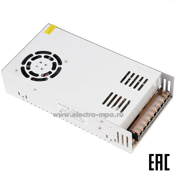 С1123. Блок питания D2L400ESB к светодиодной ленте 220В/24В пост. тока 400Вт IP20 (Ecola)