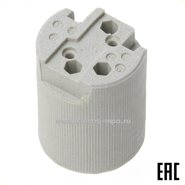 Р1120. Патрон Е40 AB8SCWEAY керамический, подвесной, белый (Ecola)