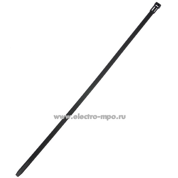 66990.Г6990 Хомут 25354 гибкий 7,5х350мм чёрный многоразового использования (ДКС Италия)