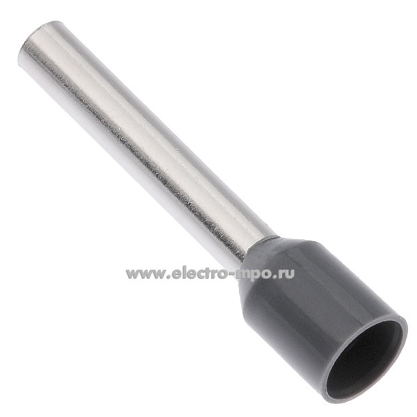 Г3941. Наконечник 79448 НШВИ 4,0-18 медный 4,0мм2 втулочный изолированный на 1 провод, ПВХ (КВТ)