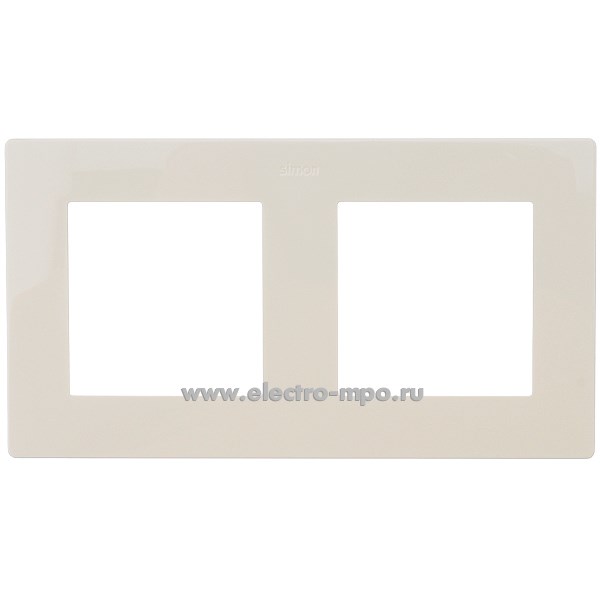 Ю7195. Рамка-2 Simon24 2400620-031 слоновая кость (Simon)