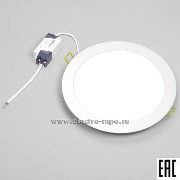 20827.С0827 Светильник NLP-R1-18W-R220-840-SL-LED 18Вт 1300Лм 4000К светод. встр серебро IP20 (Navigator)