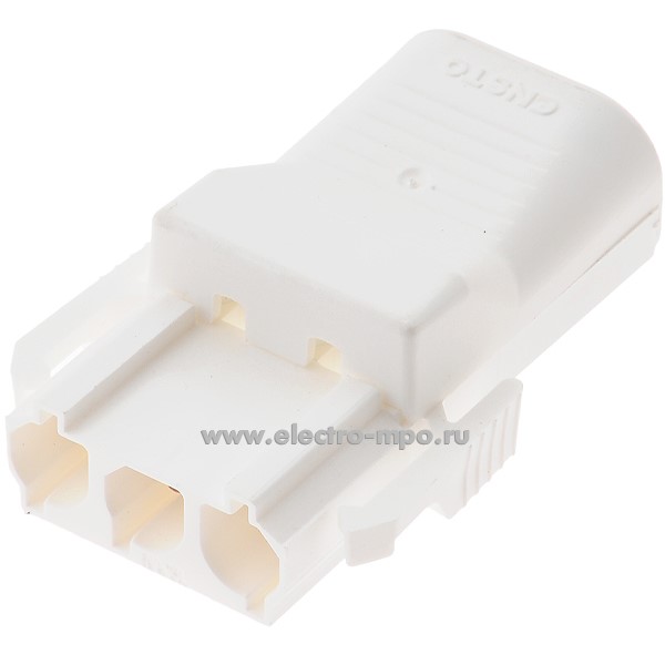Ю8346. Штекер EnstoNet NAC31S.W в корпусе 2P+E винтовой 4,0 кв.мм белый (Ensto)