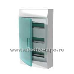 Е2052. Бокс 1SPE007717F0621 Mistral41 навесной 36 модулей (3 ряда) зеленая дверь IP41 с клеммником (ABB)