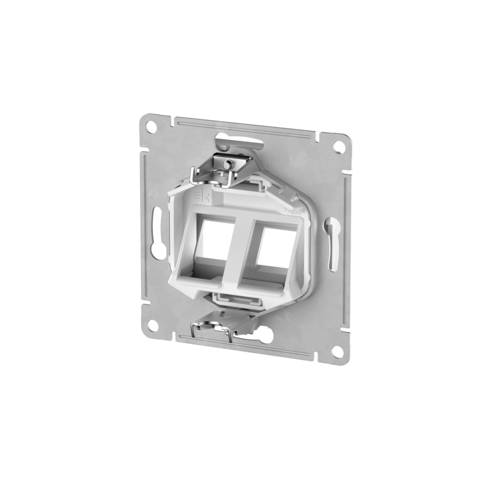 Ю42. Накладка AtlasDesing ATN000690 двойная для информационных функций типа Keystone мокко (SE)