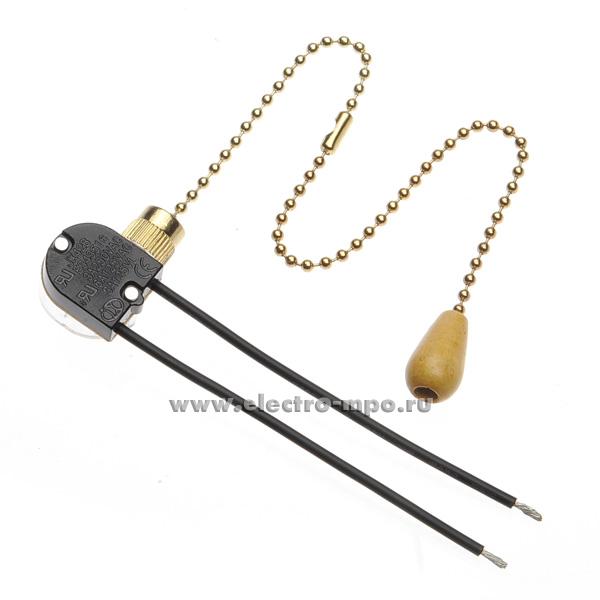 Выключатель для бра 32-0104 со шнуром-цепочкой цвета золото ...