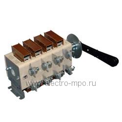 Б4449. Переключатель ВР32-37В81250 400А правый боковая смещенная рукоятка (Кореневский з-д НВА)