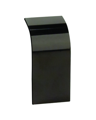 Д39. Накладка 01009A на стык профиля 110х50 мм, черная (ДКС)