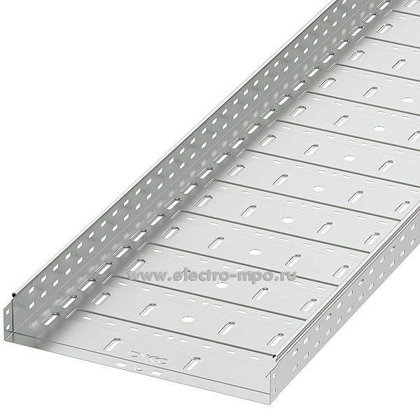 М94. Лоток 3534615 перфорированный 500х100 L=3000 толщ.1,5 мм (ДКС)