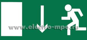 20999.С0999 Пластина ПП-17143.07"Выход прямо" 167х135мм для светильника БС-913-2х4 (Белый свет Москва)