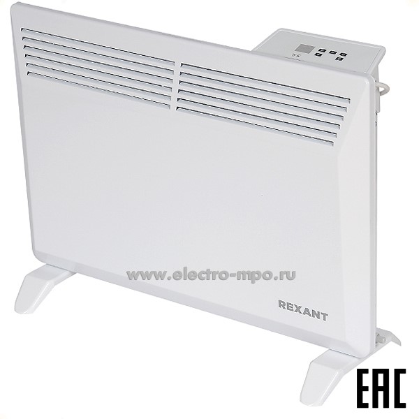 Б8721. Электроконвектор 60-0081 напольный 1,5кВт электронный термостат (Rexant)