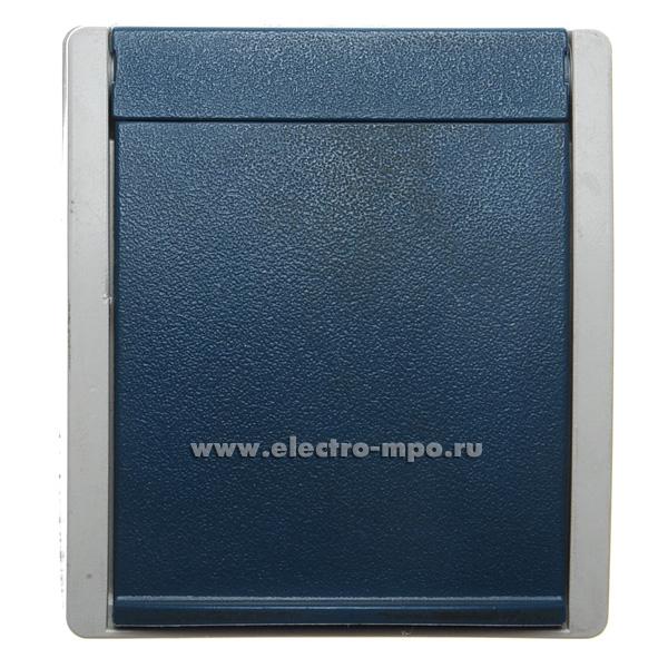 Р6528. Розетка Ocean 20 EW-53 2CKA002083A0845 "евр" о/п с крышкой IP44 (ABB)