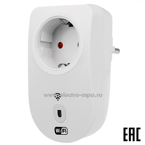 Ю85. Умная Wi-Fi розетка 11-6008 дистанционное управление бытовыми приборами 10А (Rexant)