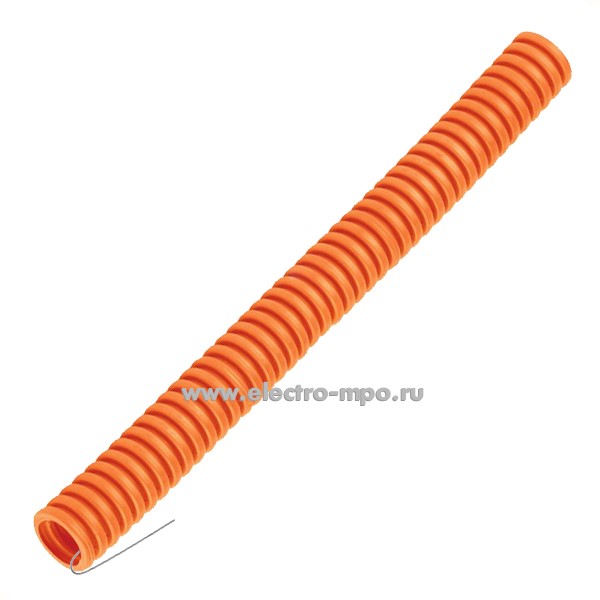 Т02. Труба 42001НГ гофр. безгалоген. трудногор. (FRHF) 20мм ПП (Dвнутр. 14,1мм) лёгкая, с зондом (Рувини