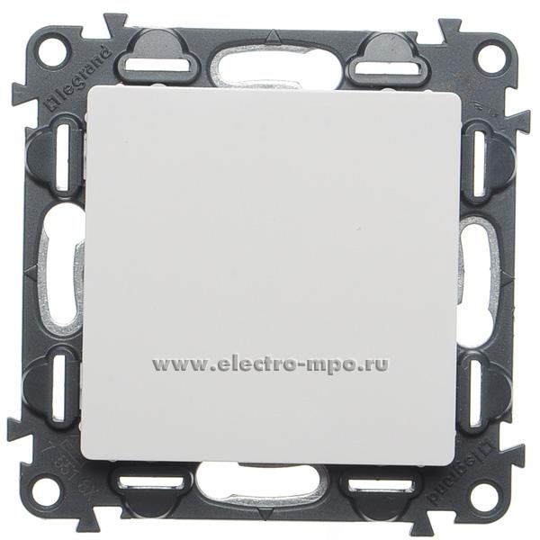 Р7142. Заглушка Valena Life 755180 декоративная с суппортом с/п белая (Legrand)