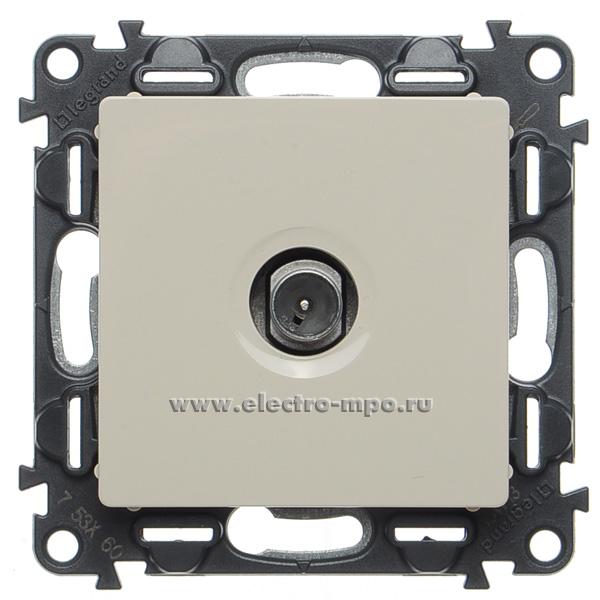 Р7182. Механизм Valena Life 753560 TV розетки конечной 2400МГц 10дБ с/п слоновая кость (Legrand)