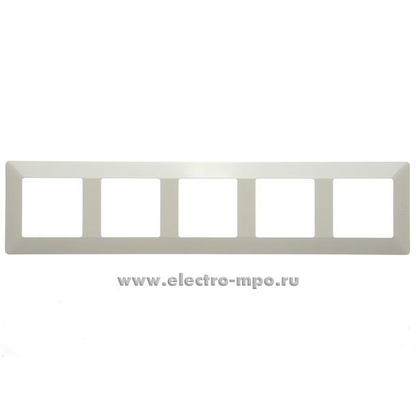 Р7197. Рамка-5 Valena Life 754045 универсальная слоновая кость (Legrand)