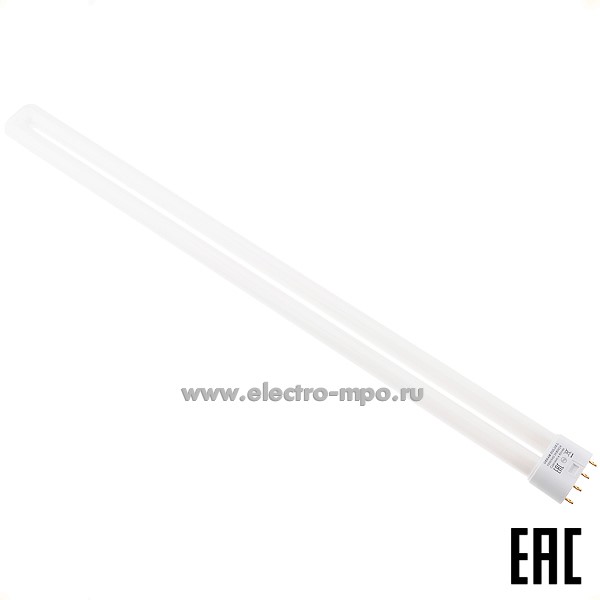 Л3441. Лампа 55Вт 25645 DULUX L 55W/840 2G11 4320Лм 4000К компакт. люм. энергосберегающая (OSRAM)