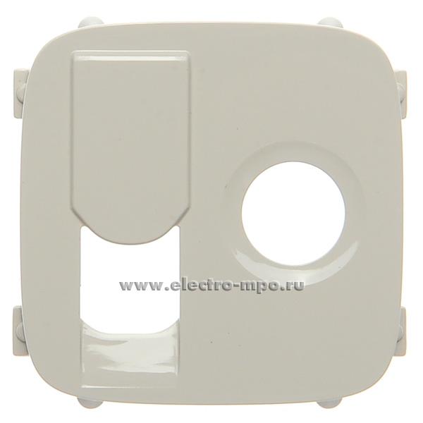Р7275. Накладка Valena Allure 754836 розетки ТВ+компьютер слоновая кость (Legrand)