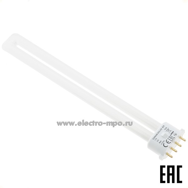 Л3419. Лампа 11Вт 89374 DULUX S/E 11W/830 2G7 900Лм 3000К компакт. люм. энергосберегающая (OSRAM)