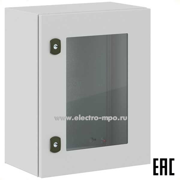 Е9150. Шкаф STX R5STX0549-OUTDOOR навесной IP66 500х400х250 с прозрачной дверью и монтажной платой (ДКС) Е9150. Шкаф STX R5STX0549-OUTDOOR навесной IP66 500х400х250 с прозрачной дверью и монтажной платой (ДКС)