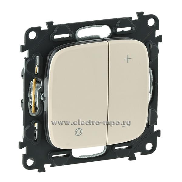 Р7348. Механизм Valena Allure 752862 светорегулятора 400Вт кнопочный с/п слоновая кость (Legrand)