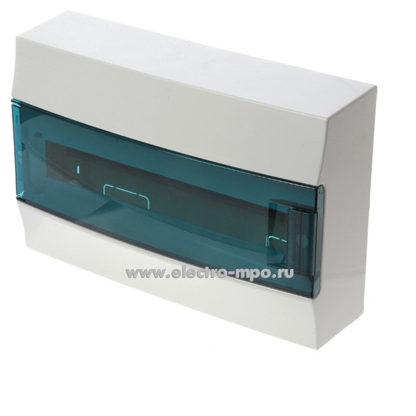 Е2050. Бокс 1SPE007717F0821 Mistral41 навесной 18 модулей зеленая дверь IP41 с клеммником (АВВ)