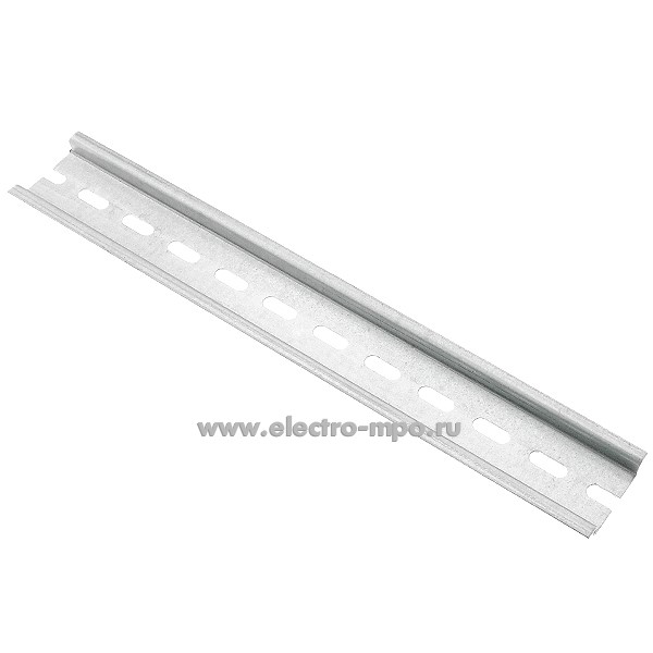 Б2524. DIN-рейка 12-8022  7,5х35х225мм перфорированная оцинкованная металлическая (REXANT)