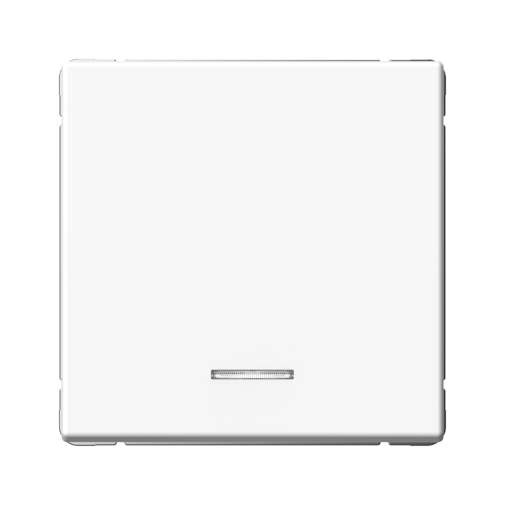 Р2837. Механизм ArtGallery GAL000116 выключателя 1 кл. с/п кнопочный с подсветкой белый (Systeme Electric)