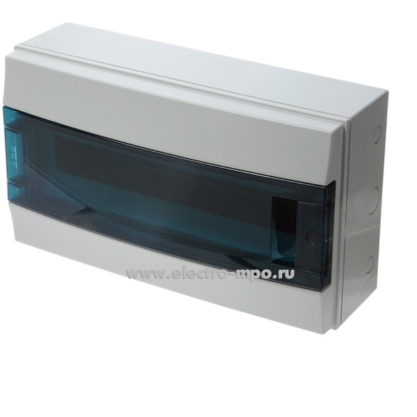 Е3863. Бокс 1SLM006502A1203 Mistral65 навесной 18 модулей прозрачная дверь IP65 с клеммником N PE (АВВ)