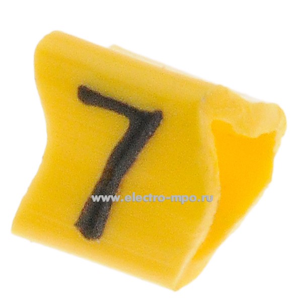 М3507. Маркер PY-01003BV40.7 символ "7" 0,2-0,75 мм2 (Partex)