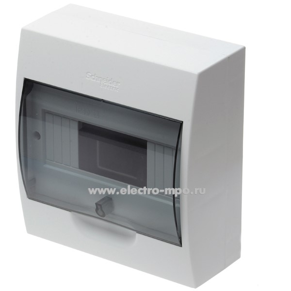Е4045. Бокс EZ9E108S2SRU Easy9 навесной 8 модулей прозрачная дверь IP40 (Systeme Electric)