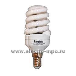 25639.Л5639 Лампа 15Вт LH15-FS-T2-M/827/Е14 компактная люминесцентная энергосберегающая (Camelion Китай)