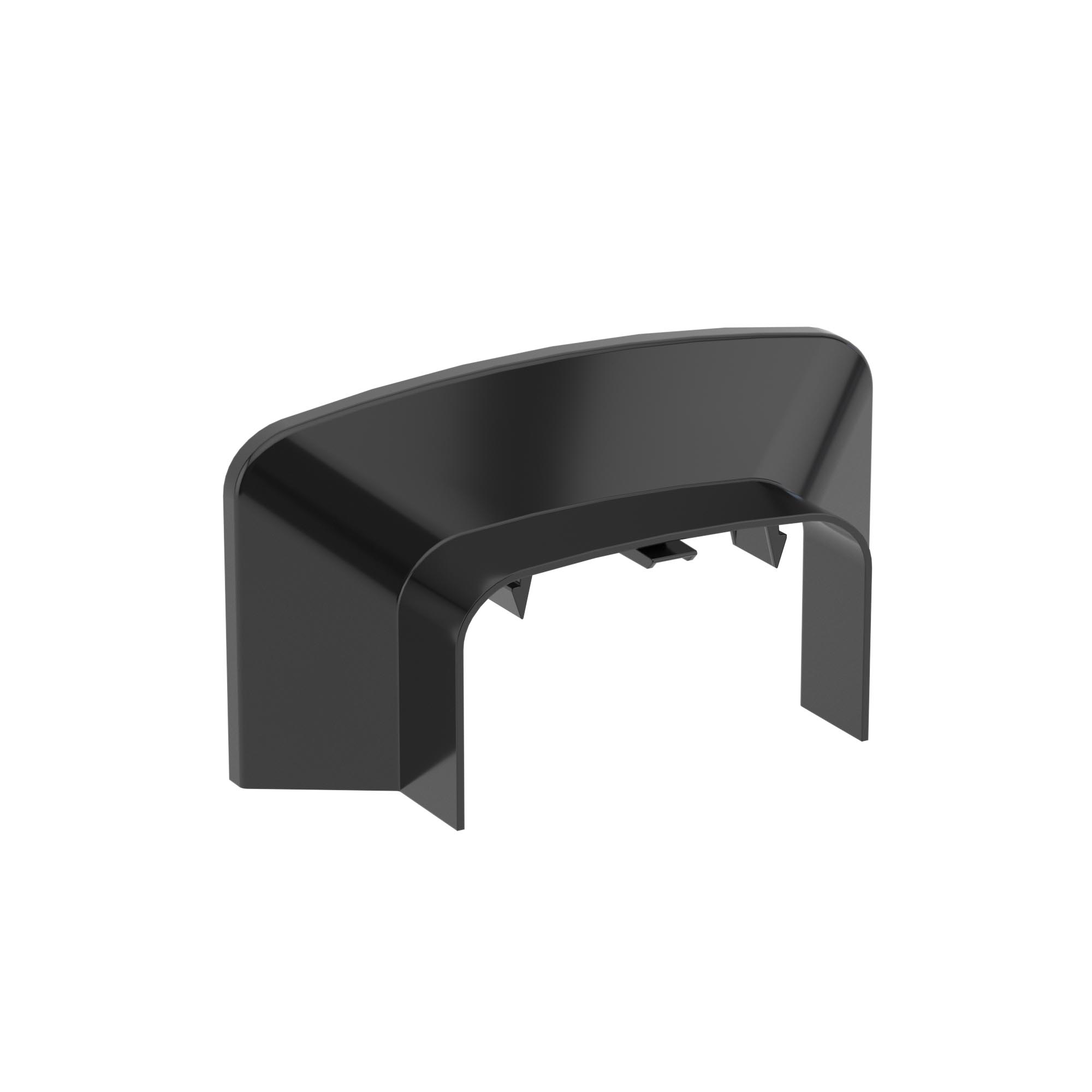 Д39. Ввод 09507A в стену/потолок 90х50 мм, черный (ДКС)