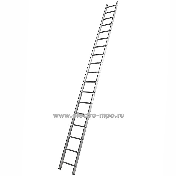 В6040. Лестница 5118 профессионал. универсал. алюм. 1 секция L=5,06м (Алюмет Россия)