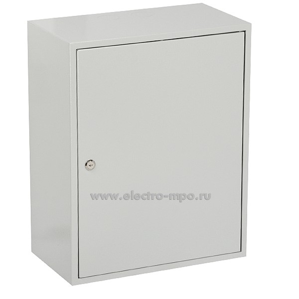 Б0105. Шкаф 406F R5 1.0 500х400х220мм светло-серый 47067 с монтажной платой без реек (Щитэлектрокомплект)