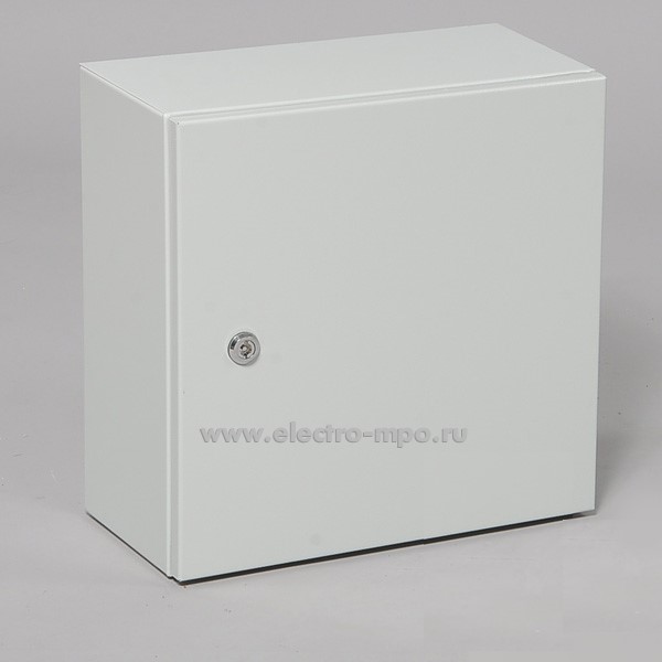 Б0134. Шкаф 405R R5 400х400х200мм светло-серый с монтажной платой без реек 45057 (Щитэлектрокомплект)