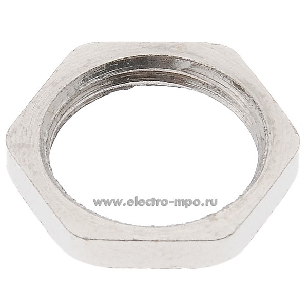 Контргайка 2716 латунная M16x1,5 для сальника с резьбой М16 (BM Италия)