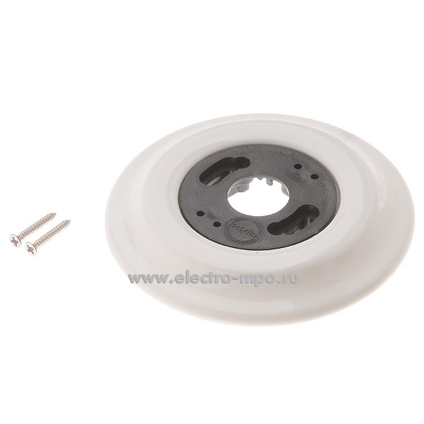 Ю8055. Рамка-1 Retrika RC(R1С)-01001 керамическая белая (Россия)